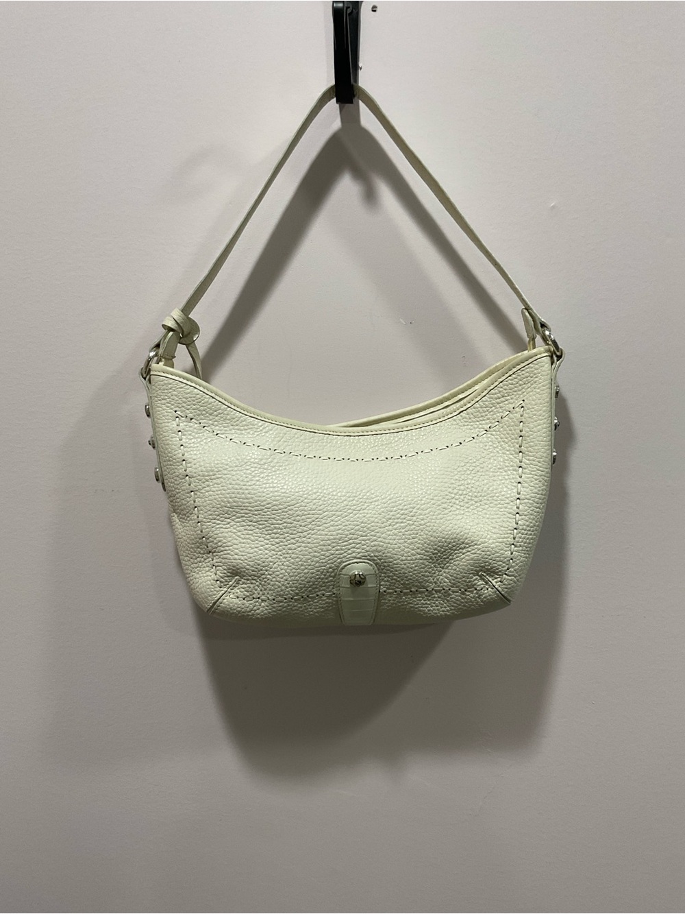 Brighton white Leather hobo Bag